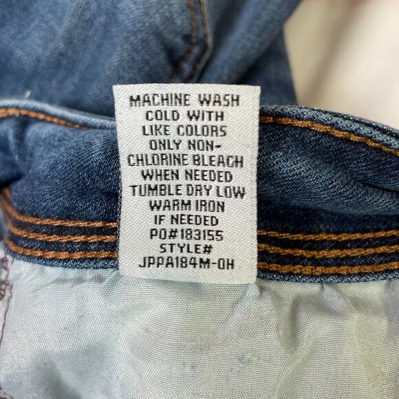 Almost Famous Jeans Size 11 Roll Cuff Distressed Medium Wash - Picture 9 of 9